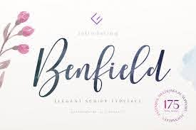Beispiel einer Benfield-Schriftart #1